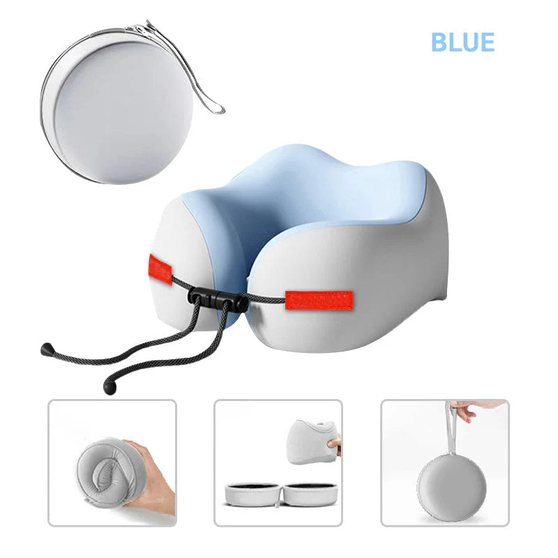 🛌🏻Vankúš na krk z pamäťovej peny v tvare U(2 kusy za lepšiu zľavu)