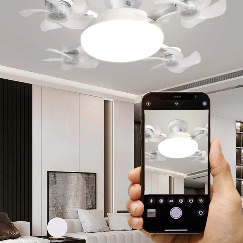 Stropný ventilátor s LED svietidlom a diaľkovým ovládaním