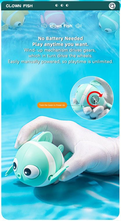 🐟Naťahovacia hračka do kúpeľa s klaunom