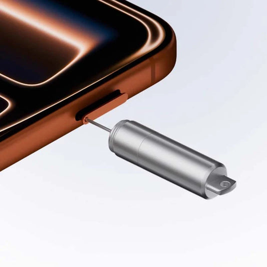 Čistiaca kefka na slúchadlá 2 v 1 a ihla na vysunutie SIM karty