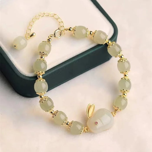 💫Náramok na šťastie z hetianského nefritu