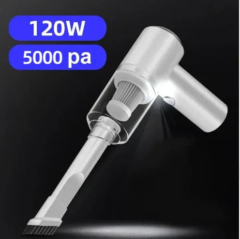 Bezdrôtový vysávač do auta a vzduchové čerpadlo 2 v 1 – výkonné sanie, nízka hlučnosť, nabíjateľná funkcia, multifunkčný dizajn