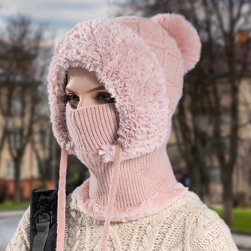 Tri v jednom: čiapka, maska a šál, maximálne teplo