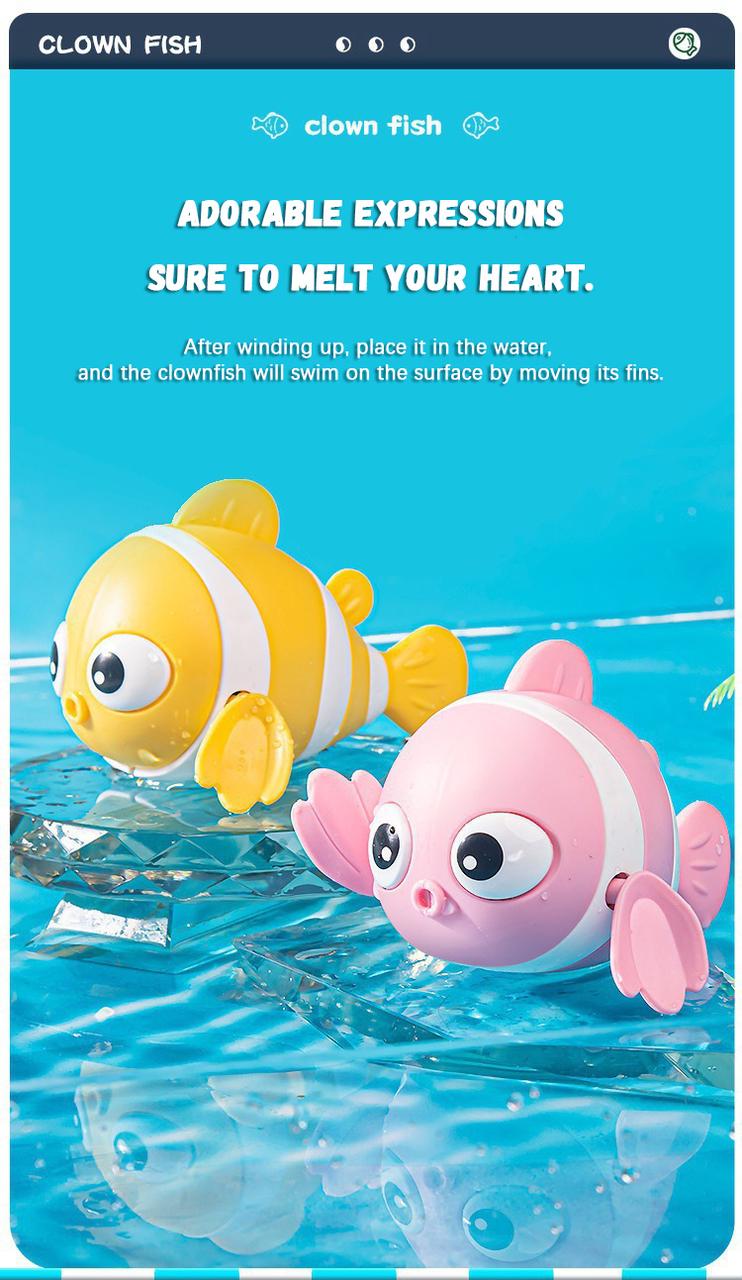 🐟Naťahovacia hračka do kúpeľa s klaunom