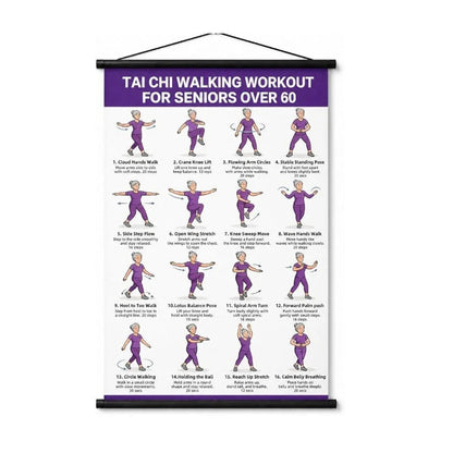 🧘‍♂️Plagát Tai Chi pre seniorov