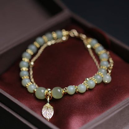 💫Náramok na šťastie z hetianského nefritu