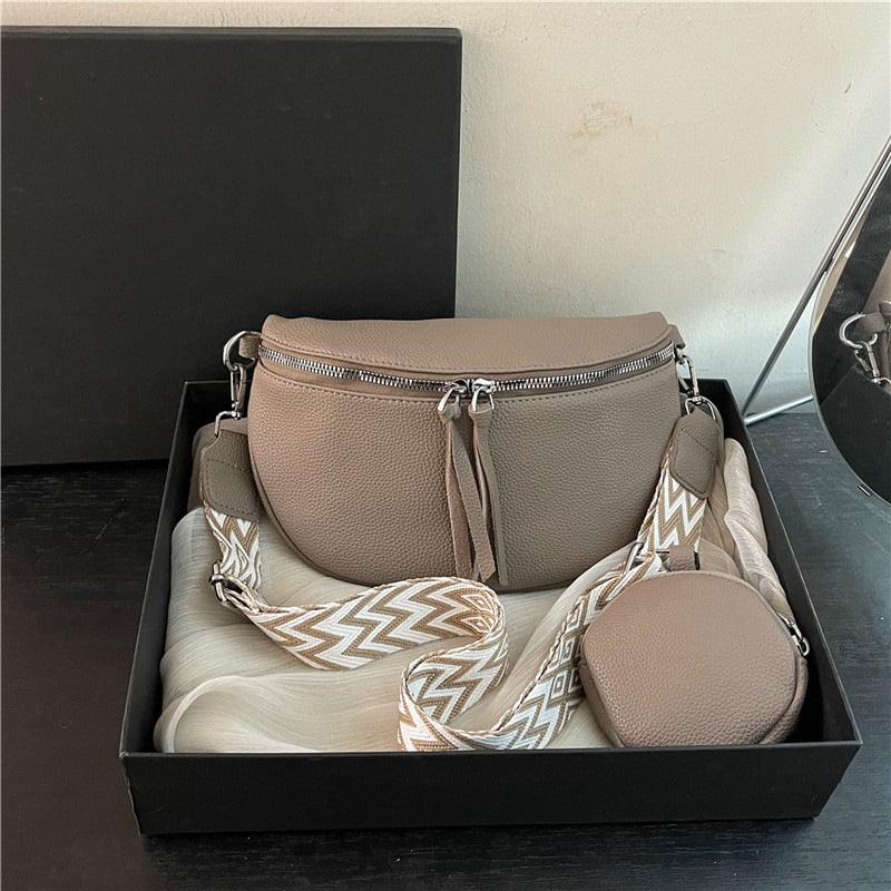 Ľahká a štýlová dámska crossbody kabelka