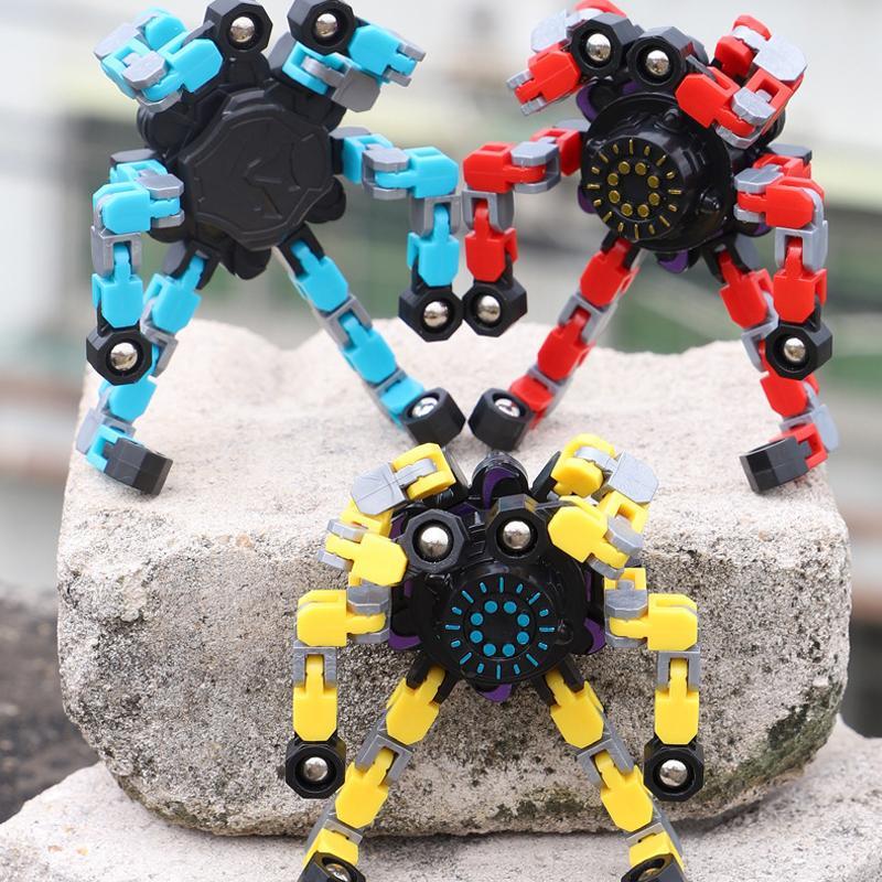 Rotujúca hračka s otočeným robotom