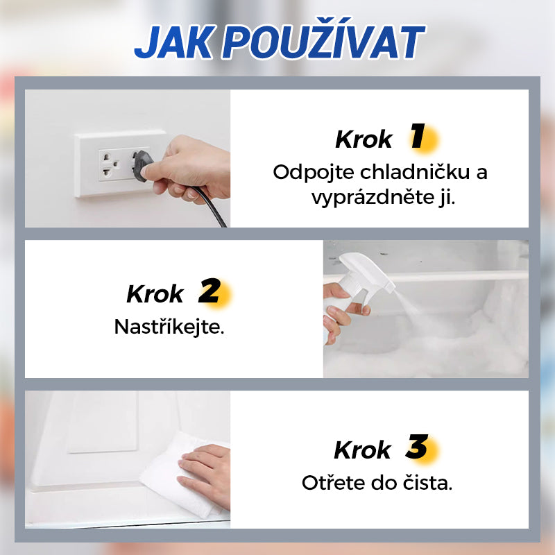 🔥✨Odmrazovací sprej pro chladničku s mrazničkou