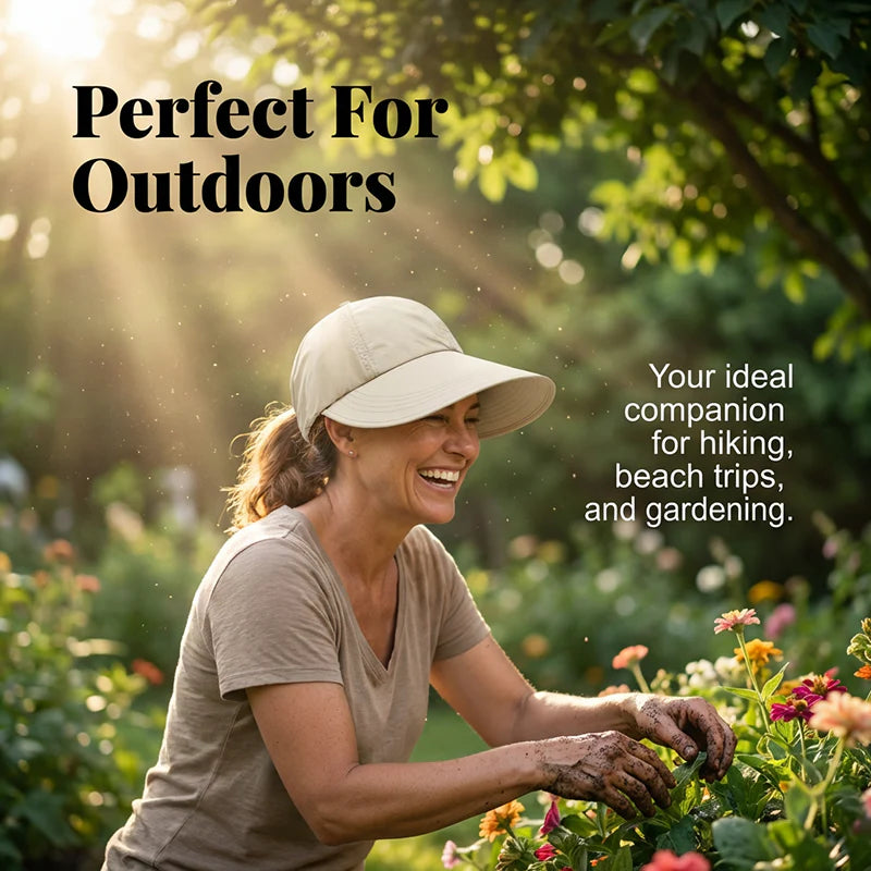 2026 Dámska čiapka s širokým okrajom v štýle baseballovej čiapky🌞