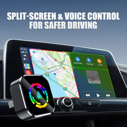 2 v 1 bezdrátový adaptér pro zařízení iPhone a Android Auto