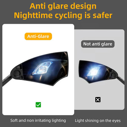 360° nastaviteľné zrkadlo na riadidlá kolesa