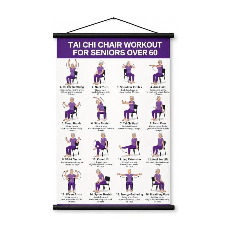 🧘‍♂️Plagát Tai Chi pre seniorov