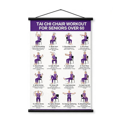 🧘‍♂️Plagát Tai Chi pre seniorov