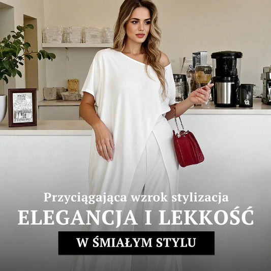 2026 👗Jednofarebný top a nohavice s odhalenými ramenami