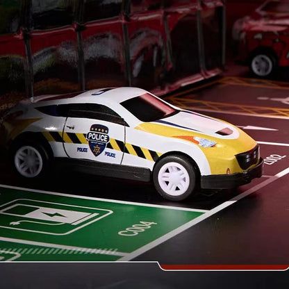 48 mini autíčok pre deti s vstavanou garážou