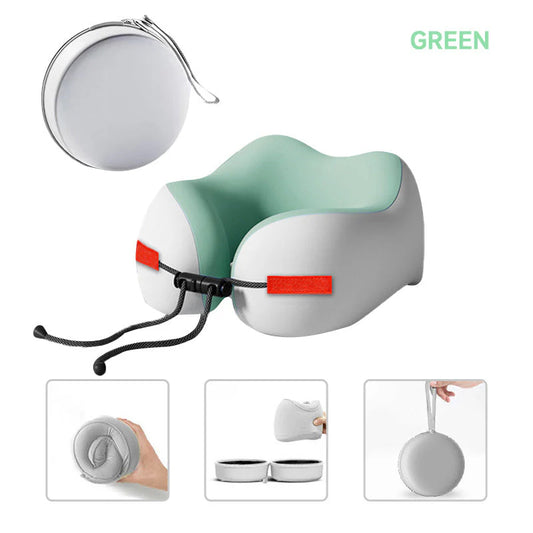 🛌🏻Vankúš na krk z pamäťovej peny v tvare U(2 kusy za lepšiu zľavu)