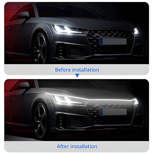LED auto ultra jasné světelné vodicí pásky s okolním osvětlením