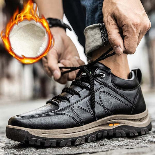 Pánske zimné pohodlné teplé topánky s mäkkou podrážkou