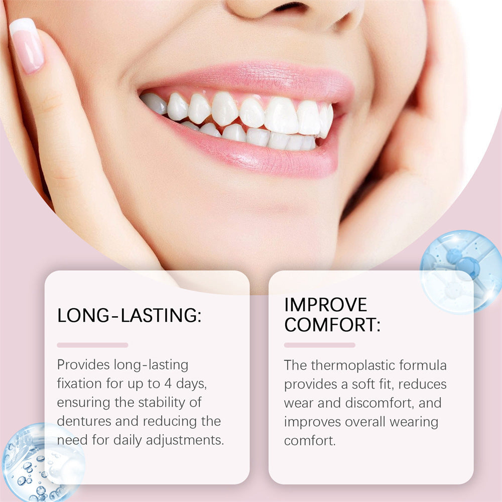 🔥🍀🍀🔥Koniec uvoľneným zubným protézam! Najpredávanejšie dlhotrvajúce lepidlo na zubné protézy v Európe🍀