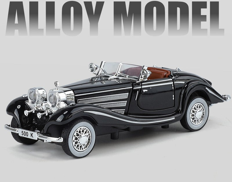 Ornament na model retro klasického auta - vyrobený ze slitiny