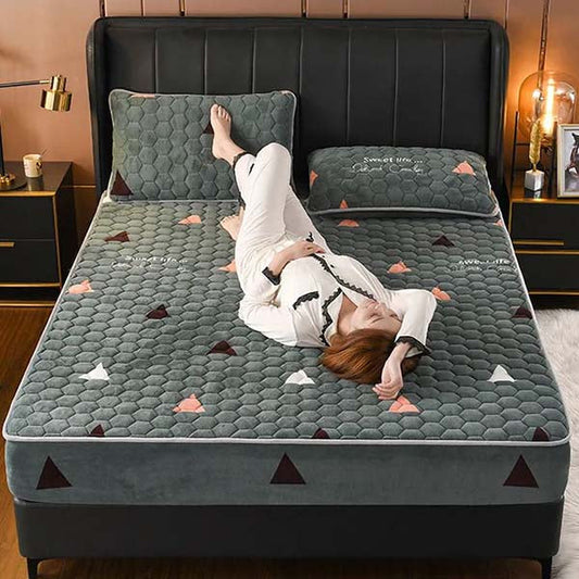 💥💥Mäkká a elegantná sada posteľnej bielizne (obliečka na matrac + 2x obliečka na vankúš) | VELVETLUX