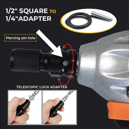 🧰 Adaptér na skrutkovač 1/4" šesťhranný rýchloupínací⚙️