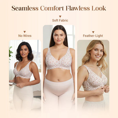 Jelly Wireless Dámske pohodlné bezdrôtové podprsenky Push Up Bralettes Bezšvové tričká Podprsenky Deep V Podprsenky na každodenné nosenie