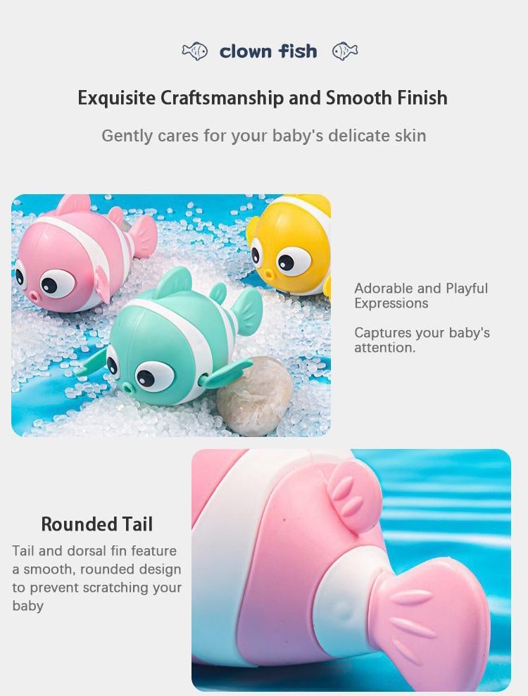 🐟Naťahovacia hračka do kúpeľa s klaunom