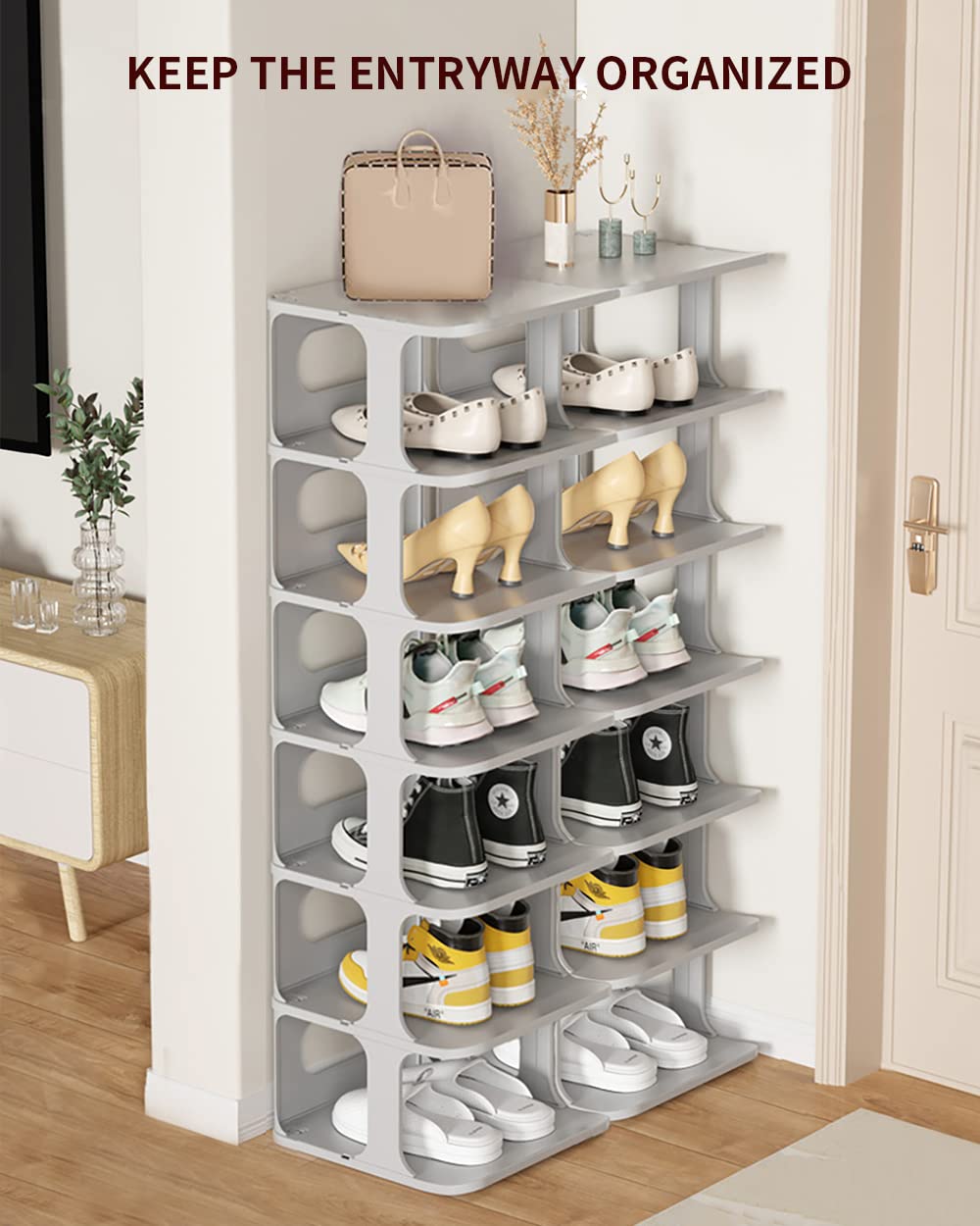 Odnímateľný a praktický viacvrstvový stojan na topánky