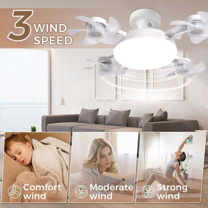 Stropný ventilátor s LED svietidlom a diaľkovým ovládaním