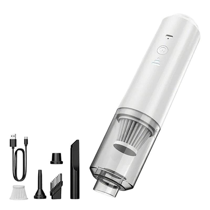 Portable Wireless Car Vacuum Cleaner｜Strong Suction · Low Noise · High-Efficiency Filter｜Multi-Purpose Cleaning