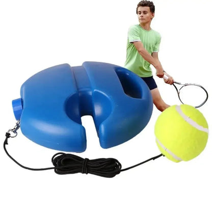 🌱Přenosný tenisový trenažér Solo |🎾 Odolná, vysoce elastická odrazová základna pro jakýkoli trénink