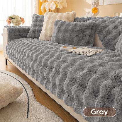 Plyšový poťah na pohovku