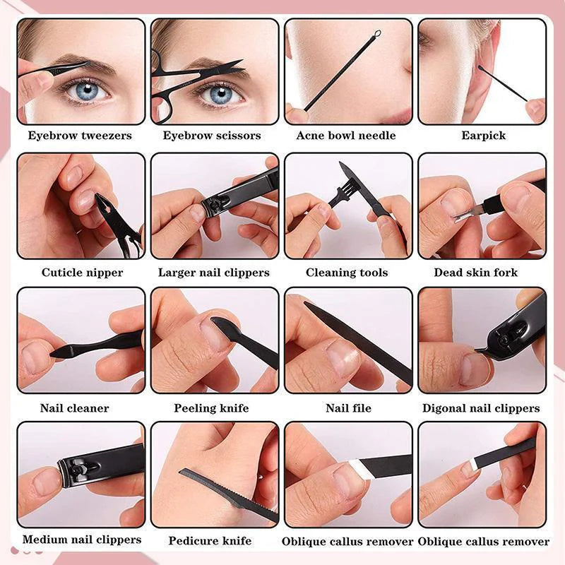 Nádherný život začína od vašich končekov prstov! 16-dielna sada na starostlivosť o nechty