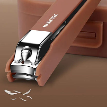 Prenosná 7-dielna sada na manikúru s klieštikmi na nechty