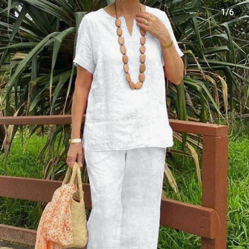 2026 Dámska súprava pozostávajúca z voľnočasového topu a nohavíc