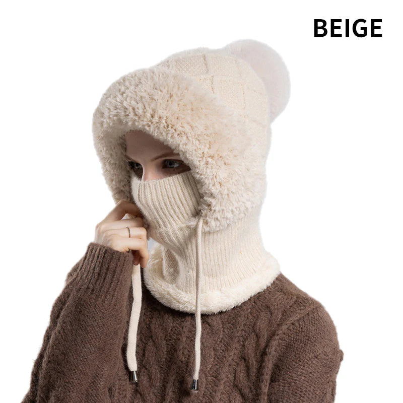 Tri v jednom: čiapka, maska a šál, maximálne teplo