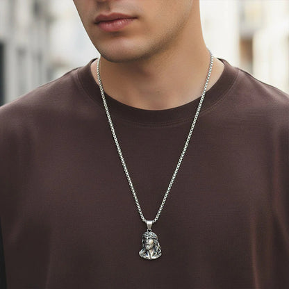 Náhrdelník s príveskom a obrázkom Ježiša