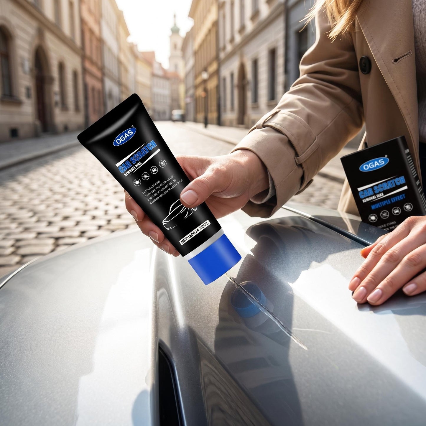 🚙 Vosk na odstránenie škrabancov – Obnoví lesk, vyčistí a ochráni lak vášho auta