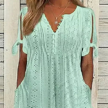 2026 🥰Elegantné dámske šaty s výstrihom do V
