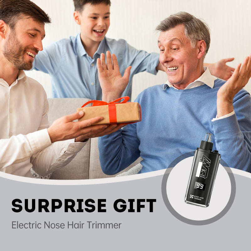 Zastrihávač chĺpkov v nose a ušiach s LED displejom