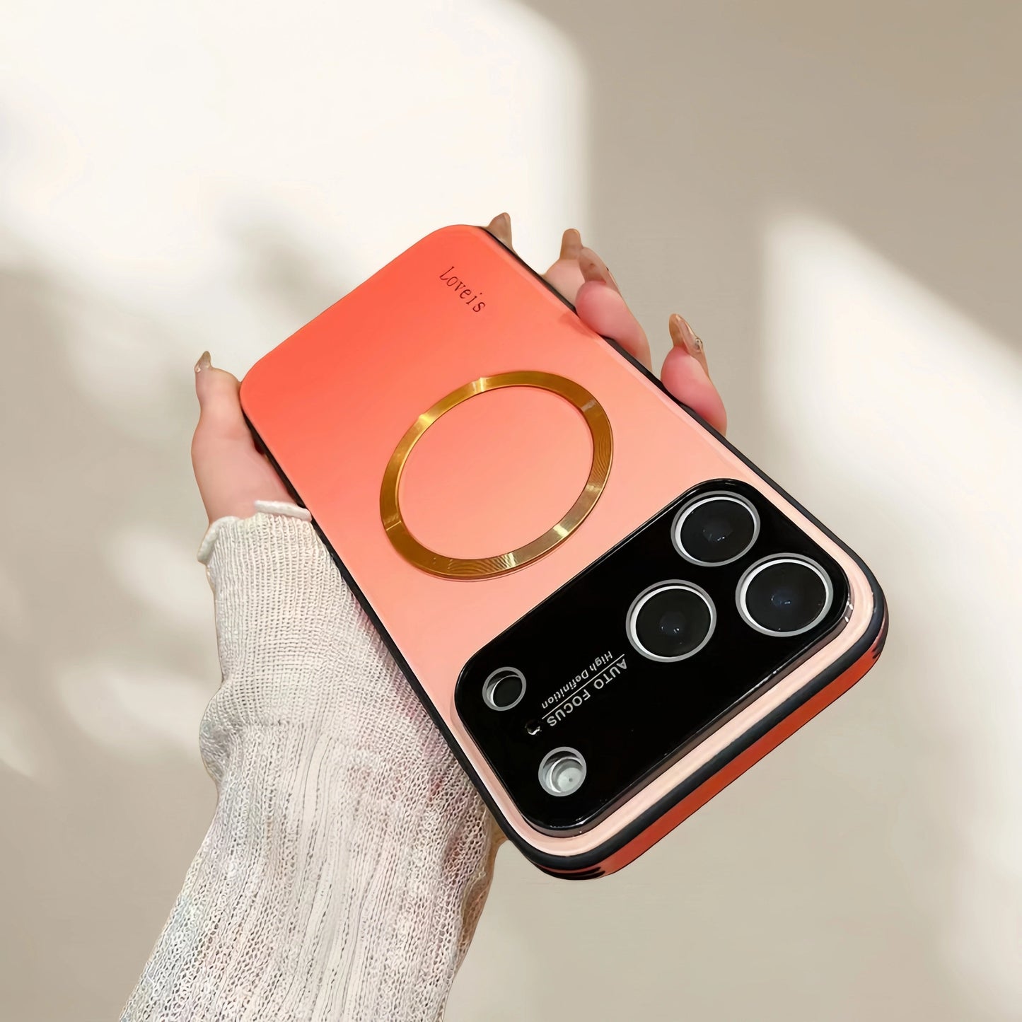 Lesklý povrch skla Apple iPhone s gradientným povrchom