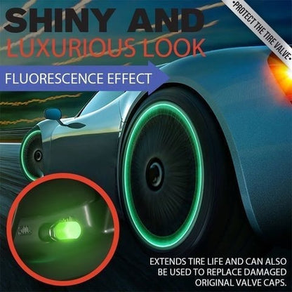 FLUORESCENTNÉ KRYTKY VENTILKOV PNEUMATÍK 🚗 🚗 🚗