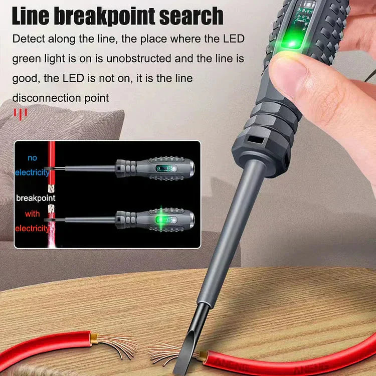 Detektor elektriny 2 v 1 s vysokým krútiacim momentom a silným magnetickým skrutkovačom