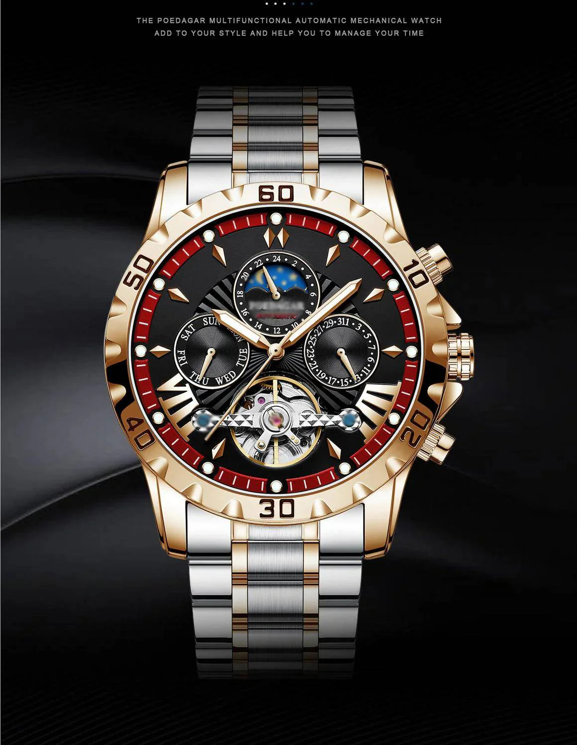 🌱⌚🌱Zcela nové automatické mechanické hodinky, vodotěsné do 30 m, odolné vůči poškrábání🌱
