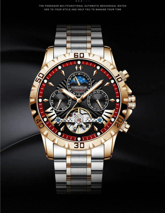 🌱⌚🌱Zcela nové automatické mechanické hodinky, vodotěsné do 30 m, odolné vůči poškrábání🌱