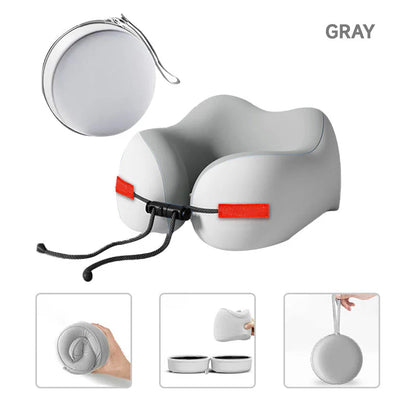 🛌🏻Vankúš na krk z pamäťovej peny v tvare U(2 kusy za lepšiu zľavu)