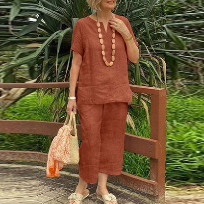 2026 Dámska súprava pozostávajúca z voľnočasového topu a nohavíc