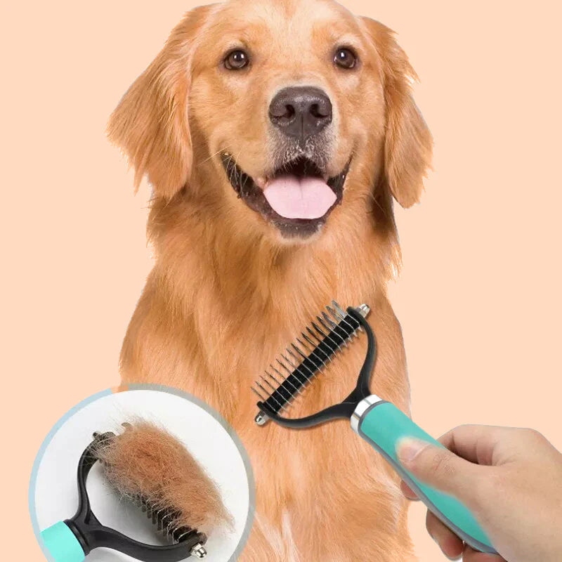 🐾Obojstranný hrebeň na odstraňovanie zvieracej srsti